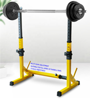 Support de squat pour équipement de gymnastique multifonction Power Barbell Rack Squat Stand