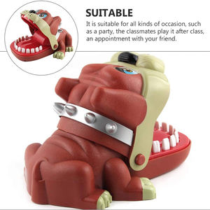 Jeu de dentiste adorable qui mord votre doigt avec des dents de chien <span class=keywords><strong>Shar</strong></span> <span class=keywords><strong>Pei</strong></span> en plastique, jouet amusant pour enfants - Product Image 4