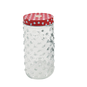 Hot selling Storage jar juice jar with metal Lid