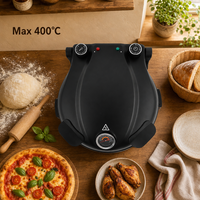 Oven listrik Multi Pizza penggunaan Hotel 12 inci komersial memasak cepat Harga bagus dengan indikator lampu