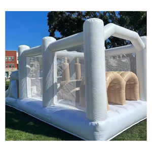 Bán Hot trắng bé các chướng ngại vật trong nhà nhảy Bouncer trò chơi Inflatable các chướng ngại vật cho người lớn - Product Image 2