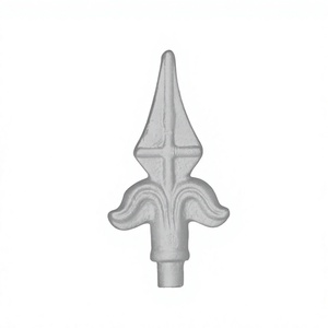 ปลายรั้วเหล็กหล่อชุบสังกะสีเคลือบสีฝุ่น รุ่น BM-422 ของ Balaji Metals ขนาด 5 นิ้ว สำหรับประตูรั้ว - Product Image 1