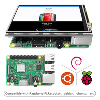 Module d'écran tactile LCD TFT 3,5 pouces 320x240 avec pilote ILI9486 et interface SPI pour Raspberry Pi A A+ B B+ 2B 3B 3B+ 4B