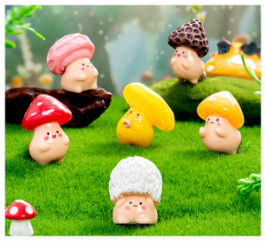 DIY Mini planta regalos artesanías decoración del hogar suculento cactus florero <span class=keywords><strong>cesta</strong></span> de frutas seta casa figuritas de hadas jardín en miniatura - Product Image 6