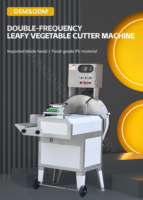 Cortadora de Verduras Eléctrica Multifuncional, Máquina para Cortar Raíces y Hojas de Verduras para Restaurantes, Cortadora Comercial de Vegetales