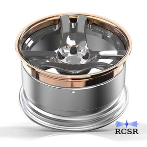 جنوط RCSR مخصصة من <span class=keywords><strong>2</strong></span>/3 قطع مقاس 5x114.3 و5x120 بطول 28 بوصة، عجلات كروم مطروقة لسيارات كاديلاك إسكاليد وشيفروليه سيلفرادو - Product Image 4