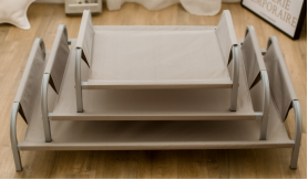 Outdoor-Ready Pet Elevated Baking Paint Cot <strong>Bed</strong> - Weather-Resistant Baking <strong>Metal</strong> Frame - Product Image 3