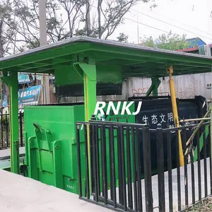 Solar Panel Recycling With Easy Open Lid Mobile Shredder Medical Waste Incinerator Cs1000 tons sealed dump Trash Cans Metal