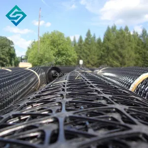 High Tensile Strength Three-way Plastic Geogrid For Road Construction Reinforcement PP Triaxial Geogrid TX Geogrid TX150