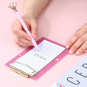Glitter folders, <b>writing</b> boards, acrylic memo <b>pads</b>, menu <b>pads</b>, and receipt clipboards are available for wholesale. - Product Image 2