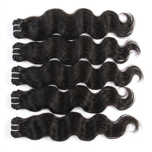 Extensiones de Cabello Virgen Indio Remy, Doble Trama a Máquina, Todos los Colores Aptos para Procesamiento Químico, Origen Tamil Nadu - Product Image 1