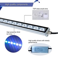Panel Lampu LED Grow 3TreeLED 115cm 108W 36*3W IP65 Tahan Air Aluminium untuk Akuarium, Braket Dapat Disesuaikan, Kecerahan Tinggi Ra90 50000h