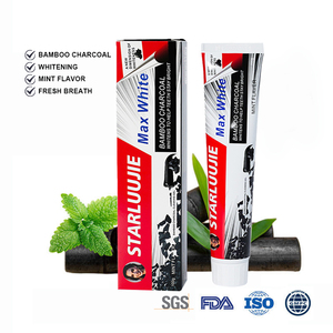 <span class=keywords><strong>Dentifrice</strong></span> en gros 100g au <span class=keywords><strong>charbon</strong></span> de bambou et à la menthe, blanchissant et éliminant les taches de plaque dentaire, pour la vente en gros, OEM, marque privée - Product Image 1