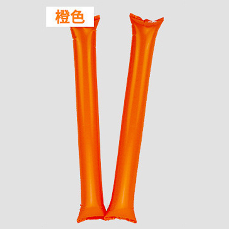 Orange inflatable stick