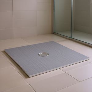 Kit de seuil de douche Eps 72 x 72 pouces, drain central carré, léger, pour plateaux de douche de salle de bain - Product Image 2