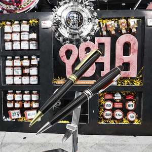 Stylos à bille en métal personnalisés de luxe pour hôtels et bureaux, à thème sportif, promotionnels, de marque Caneta - Product Image 3