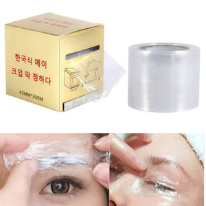 Film PE transparent pour maquillage permanent coréen, tatouage des sourcils, teinture des lèvres, 50 mm x 200 m, usage en salon de beauté - Product Image 2