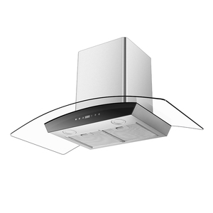 Hotte de cuisinière incurvée <span class=keywords><strong>murale</strong></span> IDEA, hotte de cuisinière 900mm hotte de cuisine <span class=keywords><strong>cheminée</strong></span> pour la maison - Product Image 2