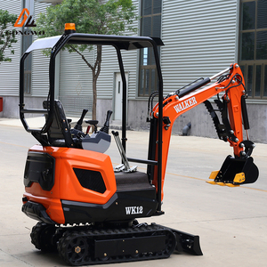 Thủy lực 1.2 tấn Mini Máy xúc nhà máy giá bán buôn CE/EPA máy xúc Crawler nhỏ Digger Bagger - Product Image 3