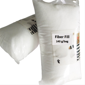 Relleno de Fibra de Poliéster 100% Procesado, Ignífugo y Ecológico para Juguetes, Almohadas y Cojines, Bolsa de 140G, Gran Venta - Product Image 1