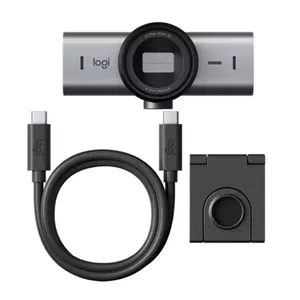 <span class=keywords><strong>Webcam</strong></span> <span class=keywords><strong>Logitech</strong></span> MX Brio 705 pour entreprise, 4K, avec correction automatique de la lumière, Ultra HD, cadrage automatique, mode présentation, USB-C - Product Image 4