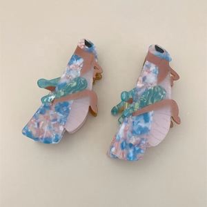 กิ๊บหนีบผมรูปสัตว์สำหรับผู้หญิงอุปกรณ์แต่งผมส่วนตัวรูปตั๊กแตนอะซิเตทประกบกันดีไซน์ใหม่ - Product Image 4