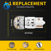 JG nouveau Super brillant or T10 194 168 10SMD 3030 Led Canbus pas d'erreur OBC W5W voiture Wedge Instrument feux latéraux ampoule