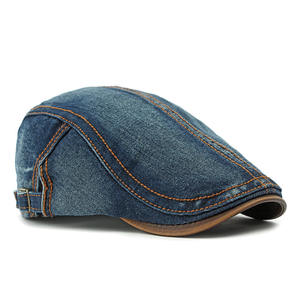 Unisex Denim Newsboy Sombreros Flat Ivy Gatsby Cabbie Conducción Boinas <span class=keywords><strong>Sombrero</strong></span> Algodón Papá Gorra para Hombres Mujeres - Product Image 5