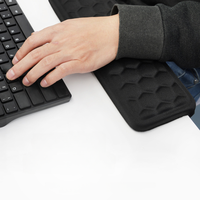 Coussin de protection pour coudes d'ordinateur de bureau, outil anti-rayures pour les bords, tapis de souris de bureau couleur unie, protège-poignets, support de clavier antidérapant en mousse