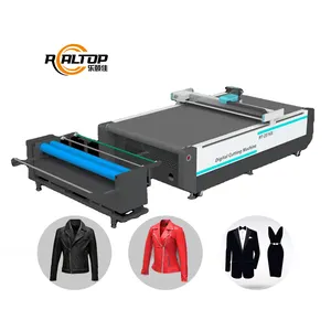 Otomatik dijital masaüstü kumaş kesim kumaş ploter kesme makinesi kürk kesme makinesi tekstil için