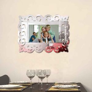 Autocollant mural personnalisé en plastique, mousse argentée, miroir décoratif pour la décoration de la maison et usage à cadeau <span class=keywords><strong>promotion</strong></span> - Product Image 5
