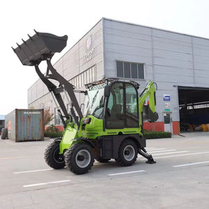 Новый дизельный экскаватор-погрузчик, лидер продаж, мини-экскаватор-погрузчик, землеройная машина, колесо 4x4, тракторный экскаватор, экскаватор, распродажа - Product Image 5