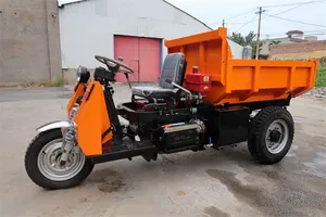 Jinwang Hot Sale 3 Wheeler Heavy Loading 1-4 Ton Motorcycle Mining Electric Tricycle Cargo Diesel Engine Cargo Tricycle