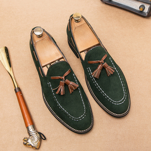 Mocassini Eleganti <span class=keywords><strong>da</strong></span> <span class=keywords><strong>Uomo</strong></span> di Lusso in Pelle Sintetica, Scarpe Formali Traspiranti e Comode di Alta Qualità, Calde e di Design per Feste - Product Image 5