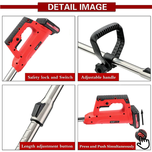 21V endüstriyel sınıf şarj edilebilir çim biçme makinesi bahçe <span class=keywords><strong>Trimmer</strong></span> giyotin akülü elektrikli kesme için ÇALI KESİCİ 24V bıçak
