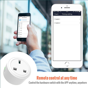 <strong>Wifi</strong> Socket UK <strong>Plug</strong> 16A Copper Tuya Smart Home Automation Electrical Socket Timer Power Monitor for Industrial &amp; Hospital Use - Product Image 3