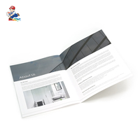 Service d'impression de brochures, catalogues et livres personnalisés en papier couché écologique, avec reliure agrafée, directement de l'usine