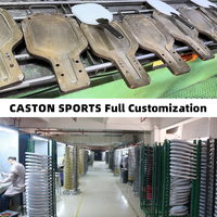 Raquetas de Pádel CASTON SPORTS PR8100 de Alta Calidad con Núcleo de Espuma EVA Duradera, Raqueta de Tenis de Pádel, Raqueta de Pádel