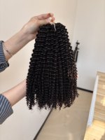 Extensions de cheveux au crochet blondes, vente flash, 100% cheveux humains, haute qualité, extensions de cheveux vierges naturelles au crochet pour femme