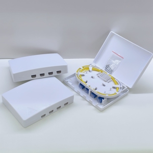 Caja de Distribución de Fibra Óptica ABS Ligera de 4 Puertos con Adaptador SC/UPC, Se Acepta Logotipo Personalizado - Product Image 5