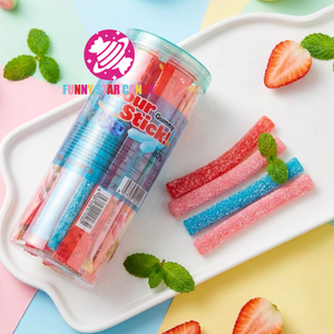 Vente chaude de bâtonnets de bonbons gélifiés fruités et acidulés en gros, saveurs assorties, bonbons enrobés de sucre, <span class=keywords><strong>réglisse</strong></span>, bonbons gélifiés mous - Product Image 6