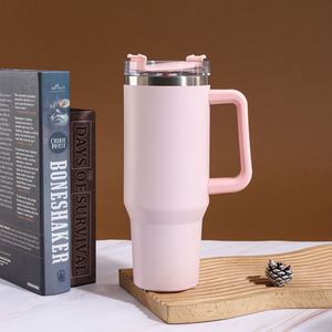 Gobelet de voyage isotherme double paroi H1.0 avec poignée, 40 oz, couvercle et paille, antidérapant, personnalisable OEM/ODM - Product Image 1