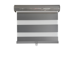 Persianas Enrollables Zebra Personalizadas, Integradas, Rústicas, Horizontales, con Función Día y Noche, Opacas, Inalámbricas, para Ventanas - Product Image 4