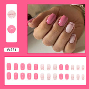 เล็บปลอมอะคริลิคแบบใหม่ใช้ซ้ำได้สไตล์ฝรั่งเศสทำเล็บแบบใช้ซ้ำได้ - Product Image 5