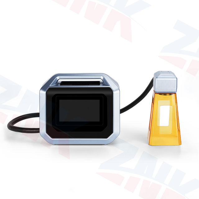 Portable 50W Mini Fiber Laser Markers Handheld Marking Machine for Metal New Condition Laser Equipment Parts Wavelength 1064nm