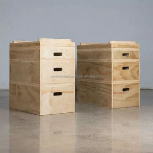 Caja de levantamiento de pesas de madera set <span class=keywords><strong>Jerk</strong></span> blocks - Product Image 6