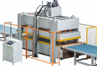 Ligne de production automatique de pressage à chaud pour la production de stratifiés HPL, placage pour panneaux multicouches en MDF, contreplaqué, panneaux de particules