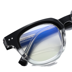 <span class=keywords><strong>Occhiali</strong></span> Unisex alla Moda Stile Retrò <span class=keywords><strong>con</strong></span> Montatura a Forma di Diamante, Lenti Anti-Luce Blu in PC e Rivetti per la Lettura - Product Image 5