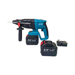 מקדחת פטיש נטענת 21V 800W  תעשייתית, בעלת מנוע ללא פחמים, עוצמתית, מפלדת אל-חלד, עם סוללת ליתיום. - Product Image 1