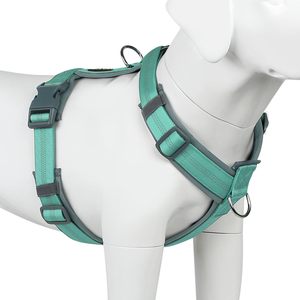 Arnés Táctico Personalizado al por Mayor para Perros, Collar Ajustable con Hebillas Metálicas Dobles para Entrenamiento de Perros Grandes - Product Image 1